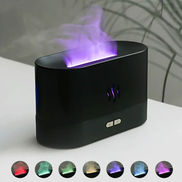 Светодиодный USB увлажнитель-ароматизатор Flame RGB фото 2