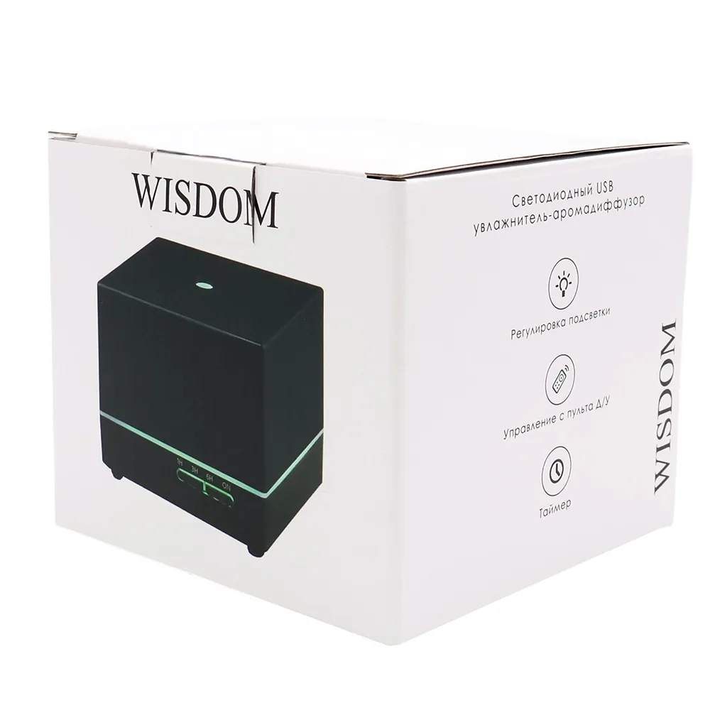Светодиодный увлажнитель Wisdom с подсветкой гравировки фото 9