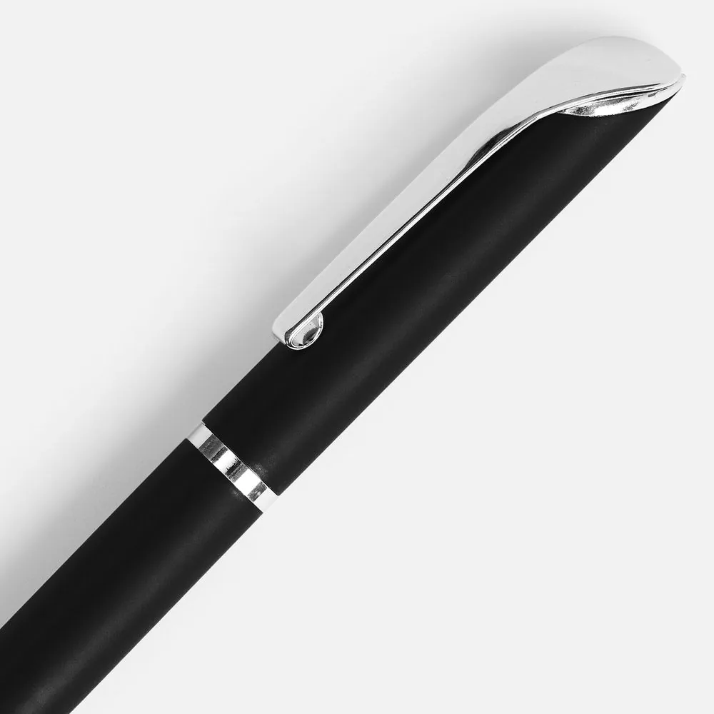 Ручка шариковая Glide, черная фото 4
