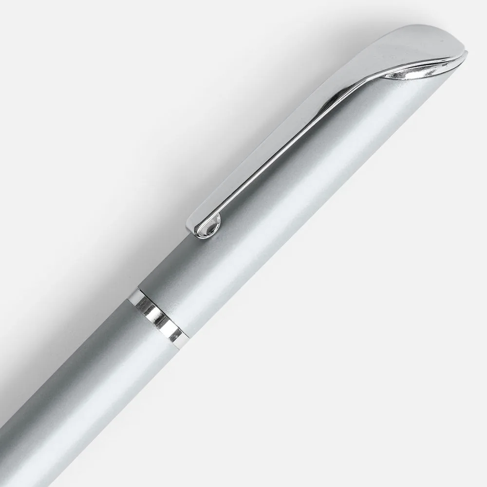Ручка шариковая Glide, серая фото 4