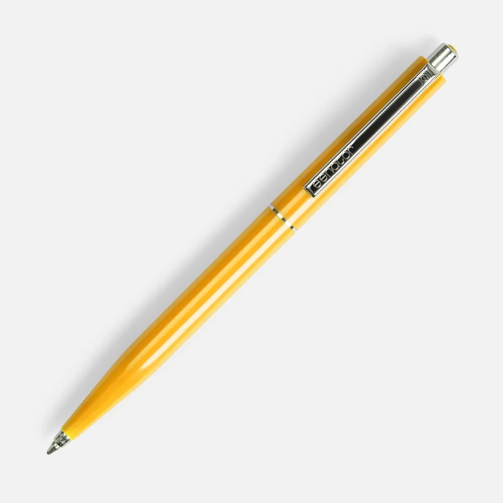 Ручка шариковая Senator Point, ver.2, желтая фото 3