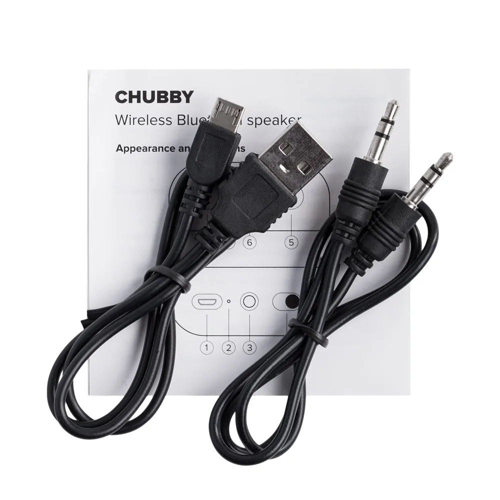 Беспроводная колонка Chubby, красная фото 8