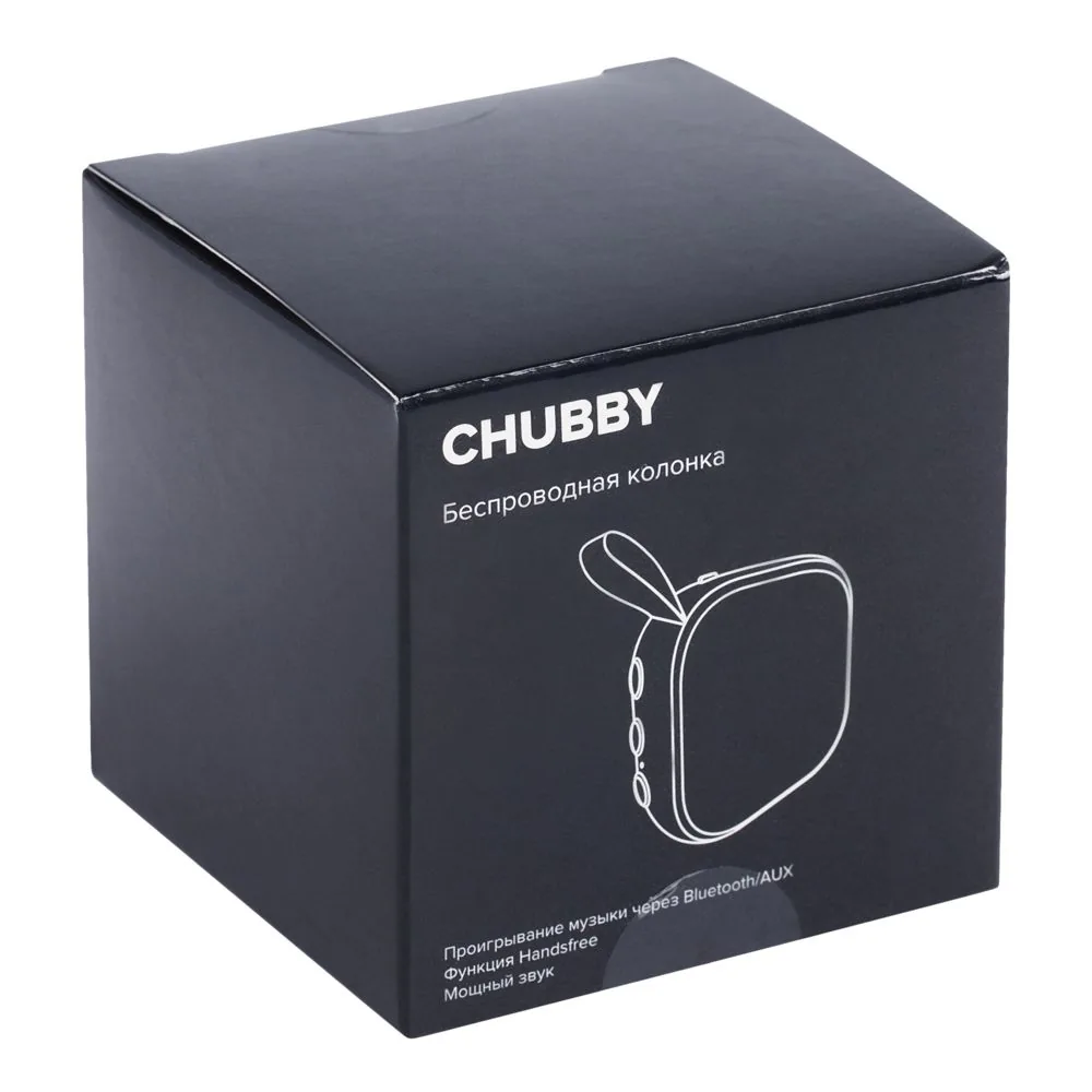 Беспроводная колонка Chubby, белая фото 9