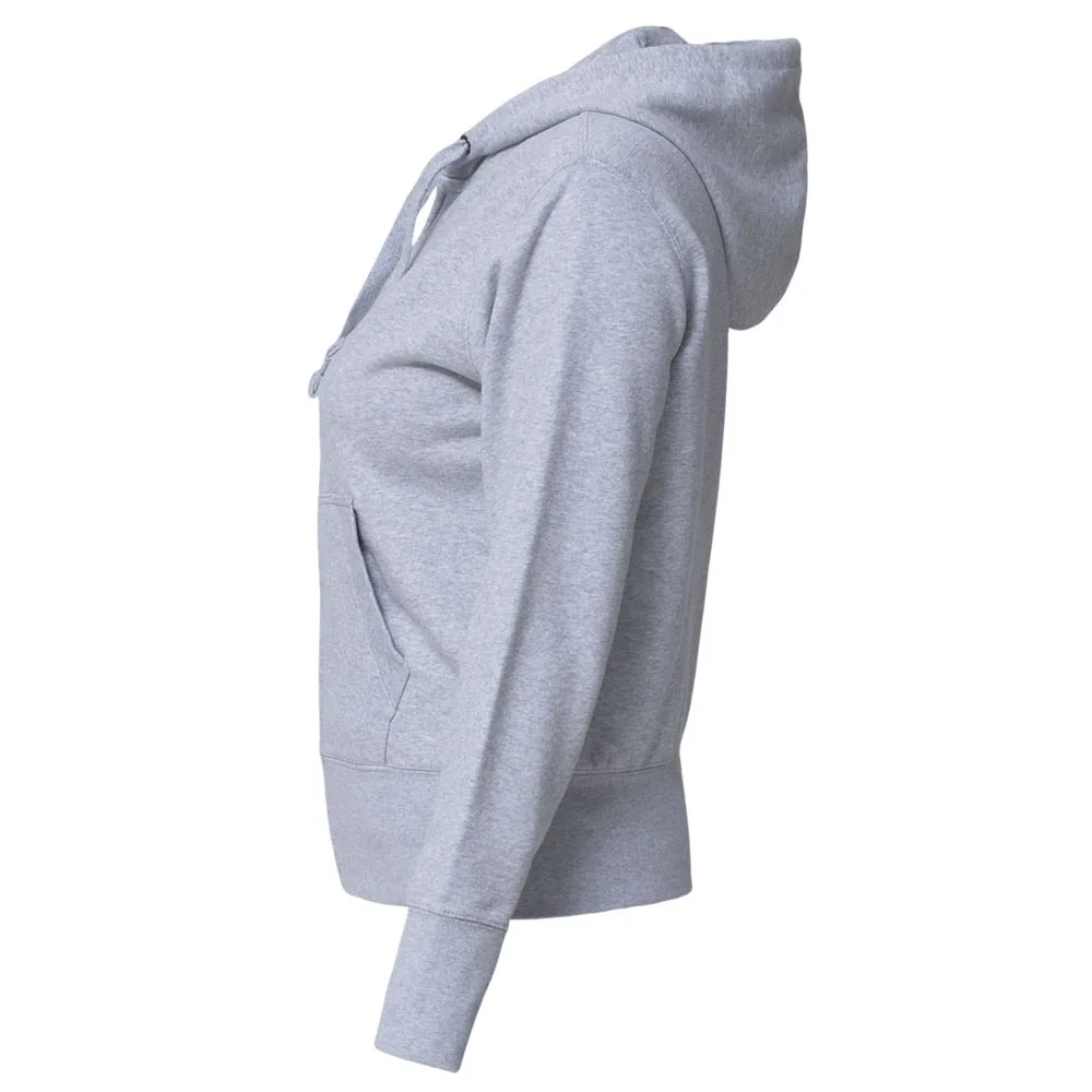 Толстовка женская Hooded Full Zip серый меланж, размер XXL фото 3
