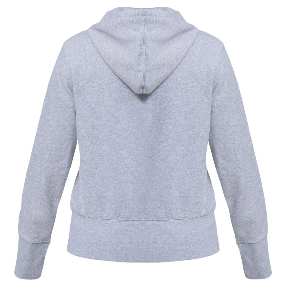 Толстовка женская Hooded Full Zip серый меланж, размер XXL фото 4