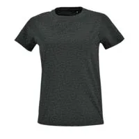 Футболка женская Imperial Fit Women черный меланж, размер L фото 2