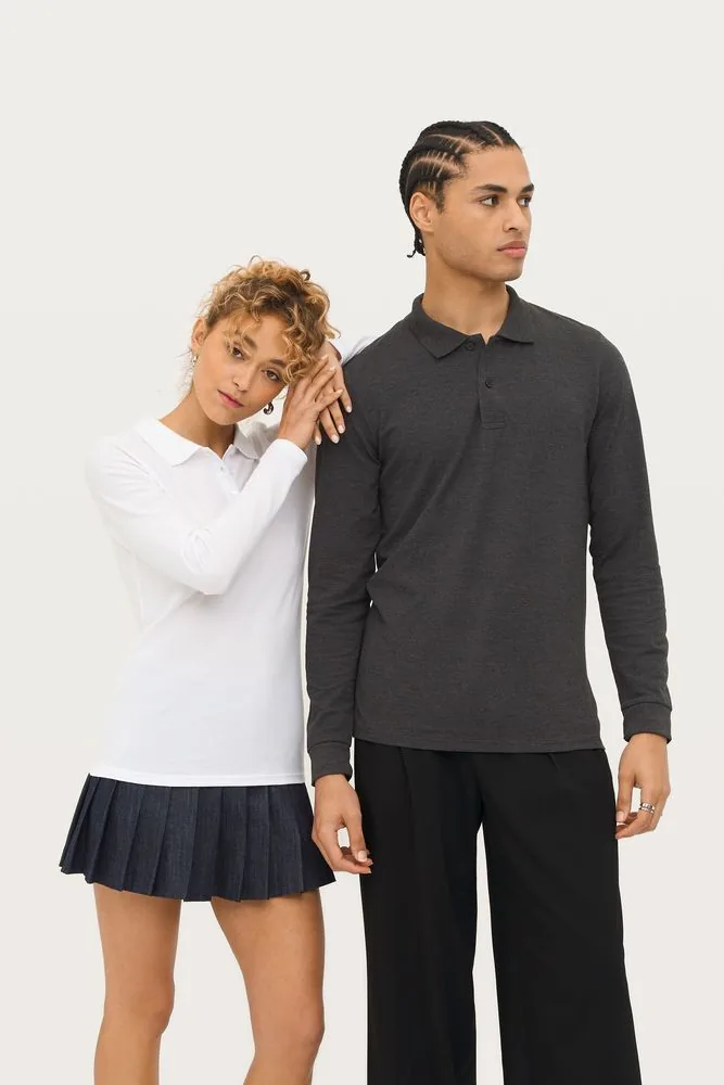 Рубашка поло мужская с длинным рукавом Perfect LSL Men красная, размер 3XL фото 6