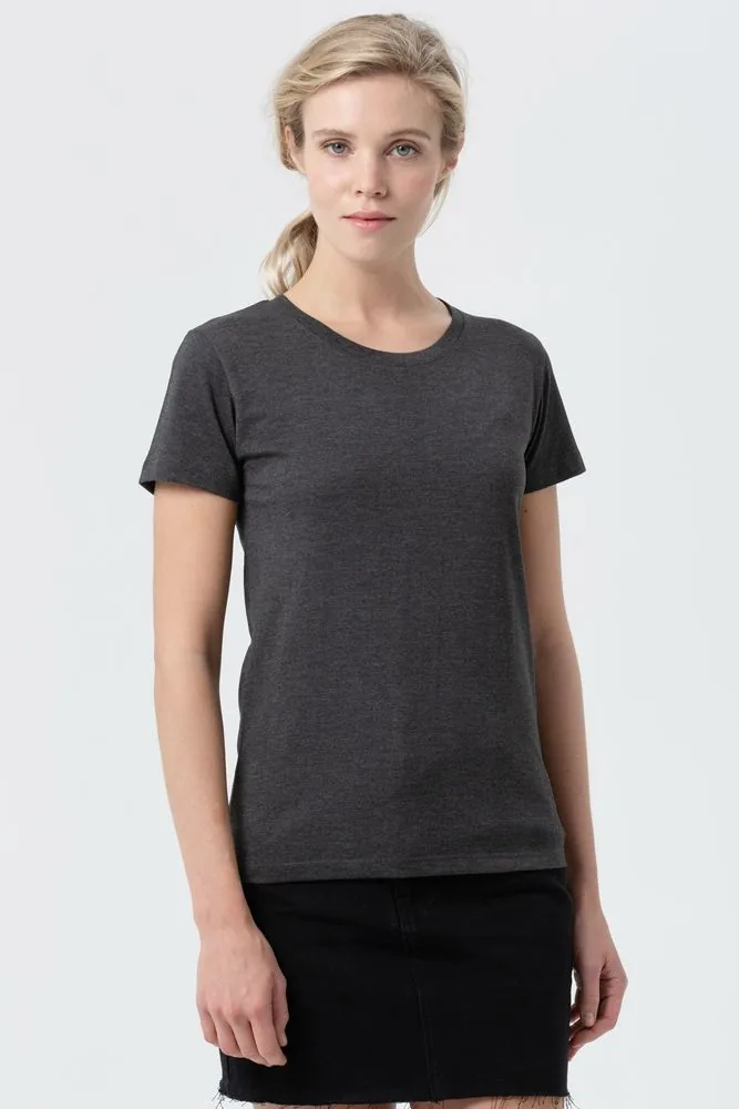 Футболка женская Regent Fit Women черный меланж, размер S фото 5