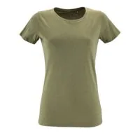 Футболка женская Regent Fit Women меланж хаки, размер XL фото 2