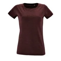 Футболка женская Regent Fit Women бордовый меланж, размер XXL фото 2