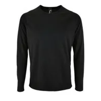 Футболка с длинным рукавом Sporty LSL Men черная, размер S фото 2