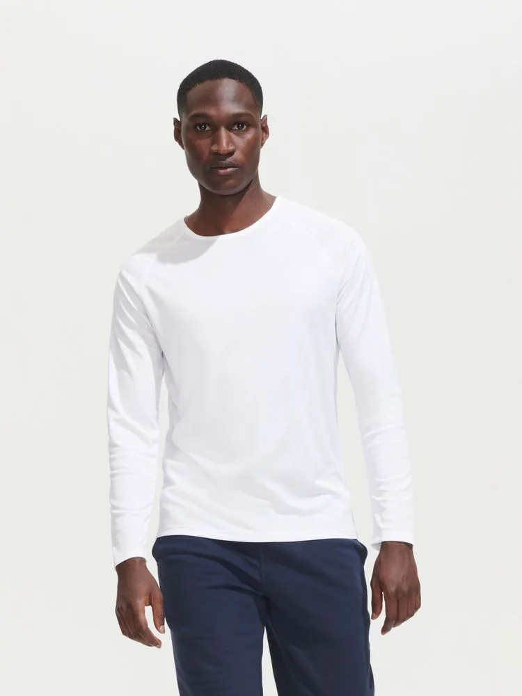 Футболка с длинным рукавом Sporty LSL Men черная, размер 3XL фото 5