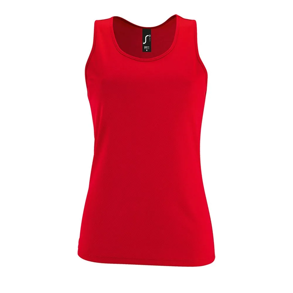 Майка женская Sporty TT Women красная, размер XXL