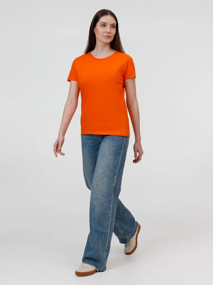 Футболка E190 женская оранжевая, размер XXL фото 6