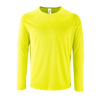 Футболка с длинным рукавом Sporty LSL Men желтый неон, размер 3XL фото 2