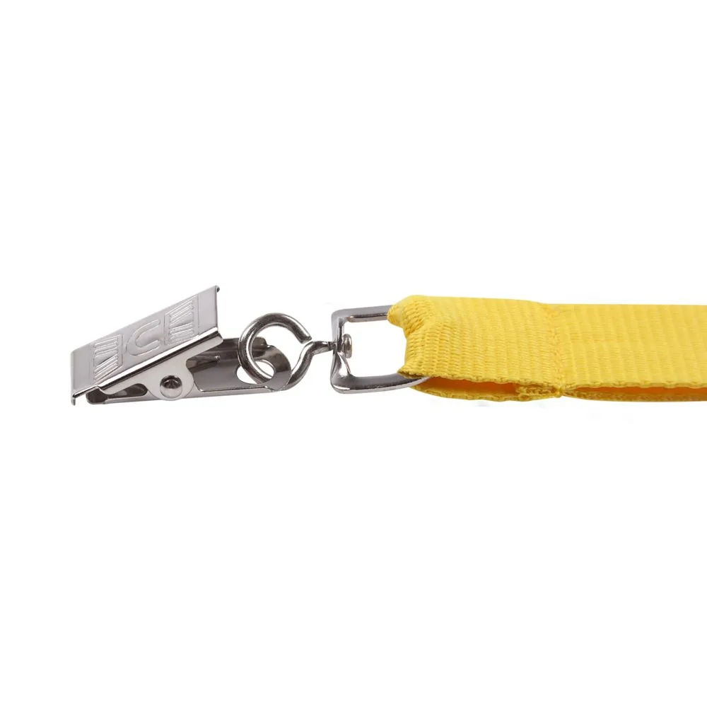 Лента для бейджа Neckband, желтая фото 4