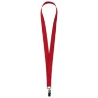 Лента для бейджа Neckband, красная фото 2