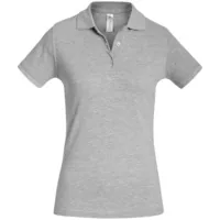 Рубашка поло женская Safran Timeless серый меланж, размер S фото 2