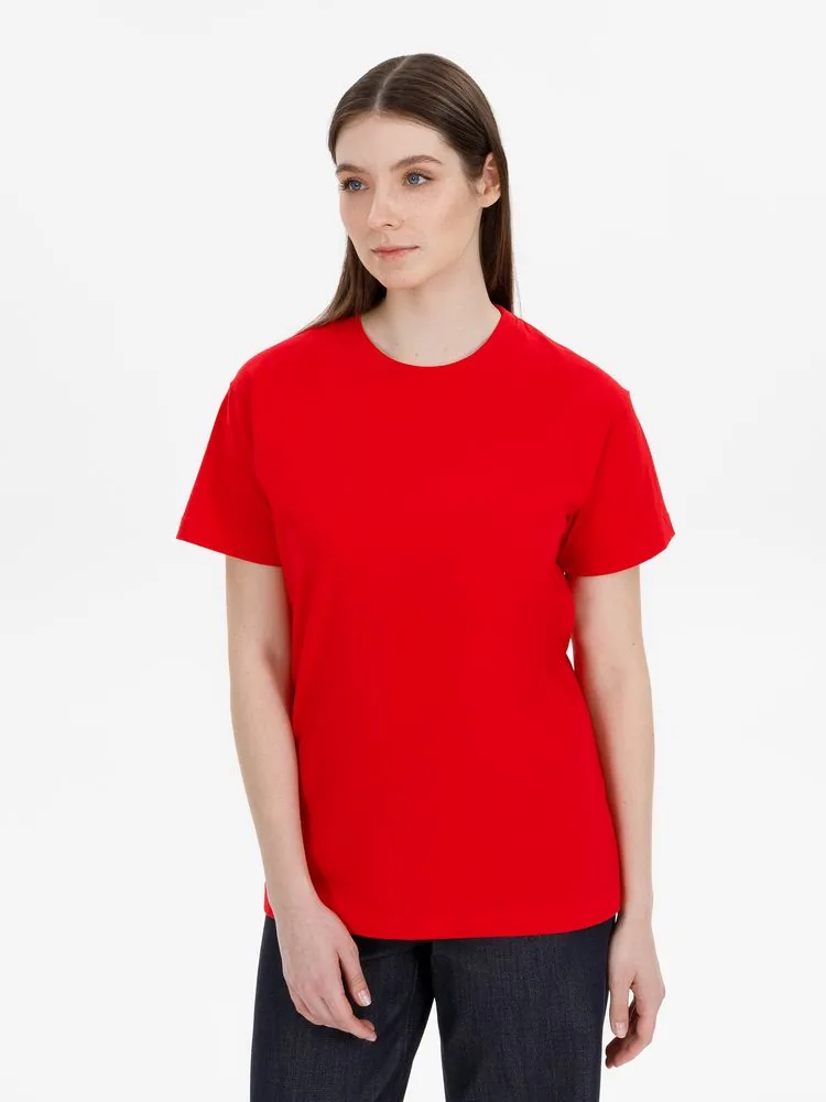 Футболка унисекс T-Bolka 180, красная, размер 3XL