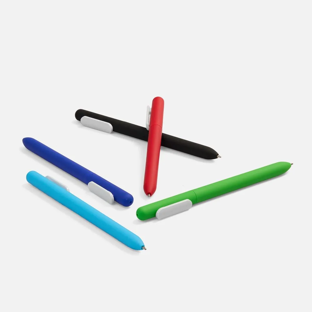 Ручка шариковая Swiper Soft Touch, синяя с белым фото 6