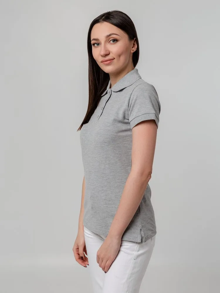 Рубашка поло женская Virma Premium Lady, серый меланж, размер XL фото 8