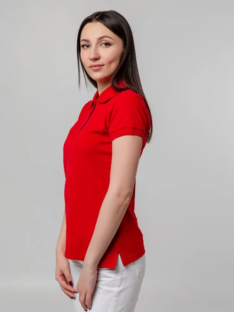 Рубашка поло женская Virma Premium Lady, красная, размер S фото 8