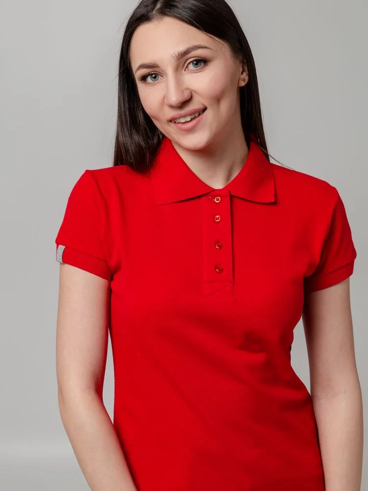 Рубашка поло женская Virma Premium Lady, красная, размер XL фото 11