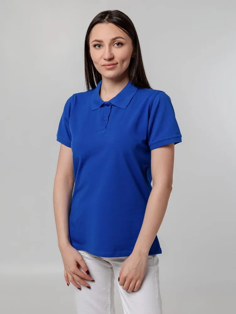 Рубашка поло женская Virma Stretch Lady, ярко-синяя, размер XL фото 6