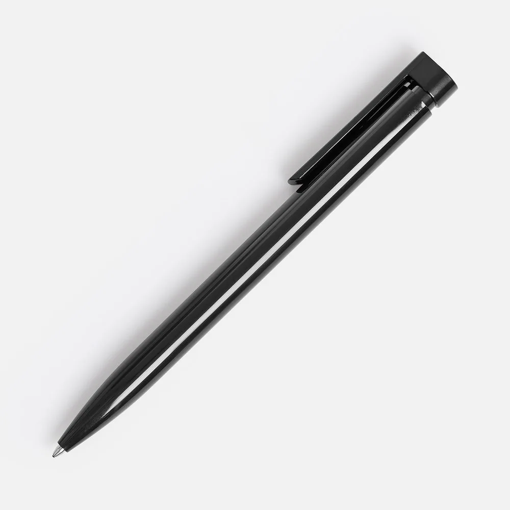 Ручка шариковая Liberty Polished, черная фото 3