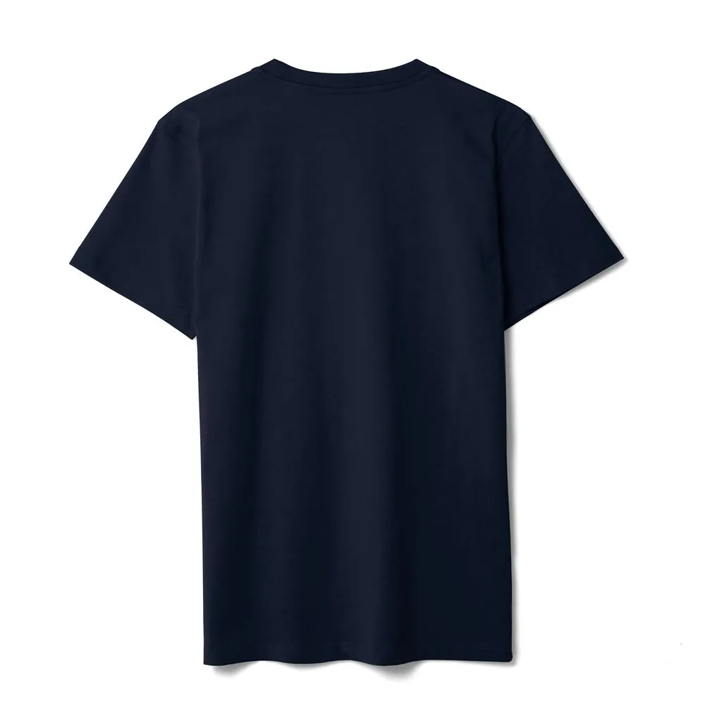 Футболка мужская T-bolka Stretch, темно-синяя (navy), размер S фото 3