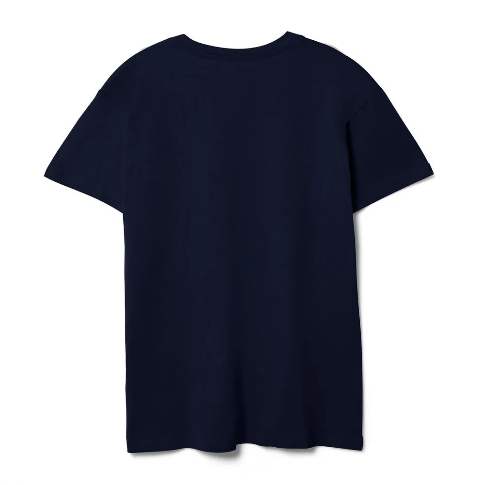 Футболка унисекс T-bolka 140, темно-синяя, размер 4XL фото 3