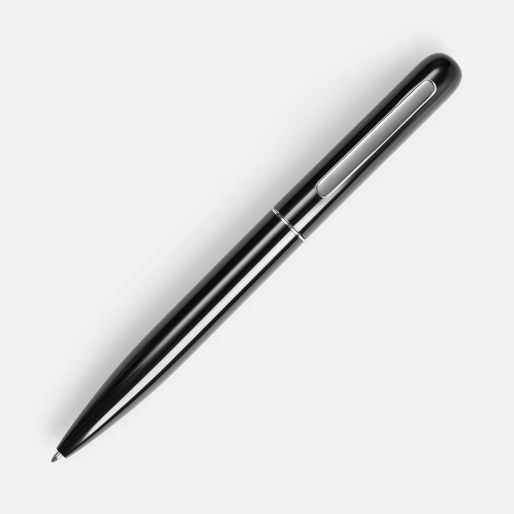 Ручка шариковая Scribo, черная фото 3