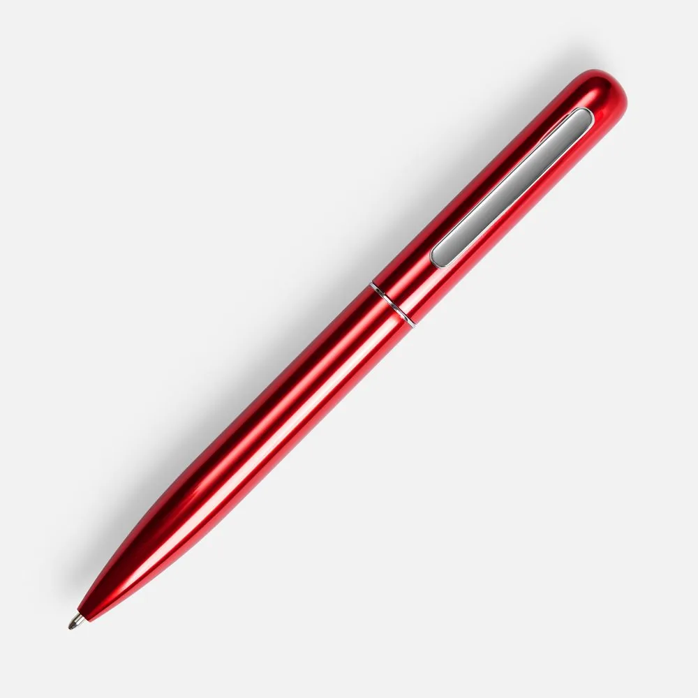 Ручка шариковая Scribo, красная фото 3