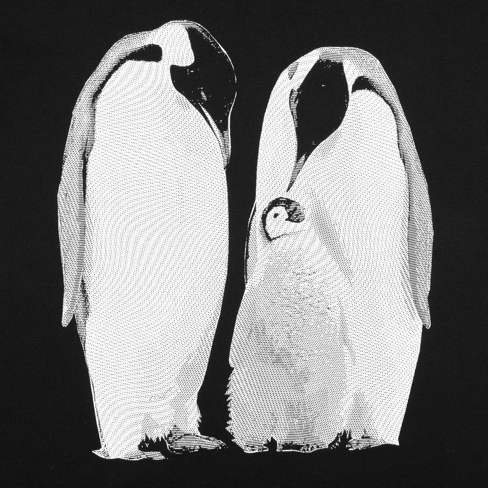 Футболка женская Like a Penguin, черная, размер S фото 3