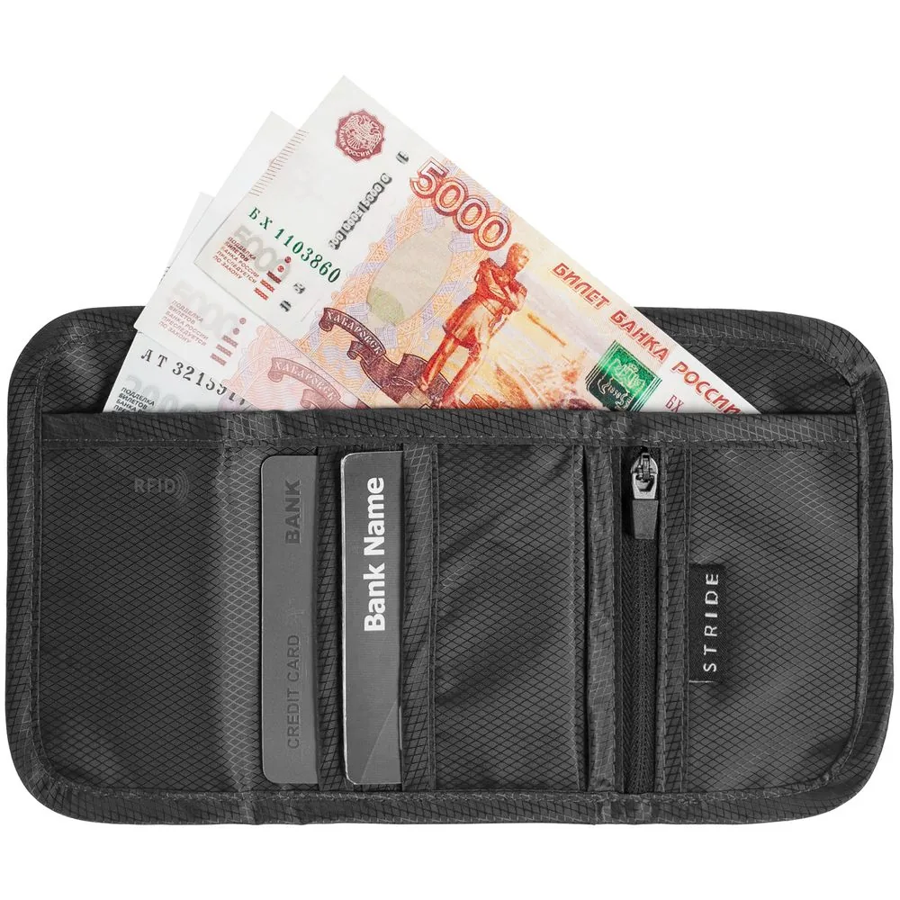 Кошелек Torren с RFID-защитой, серый фото 6