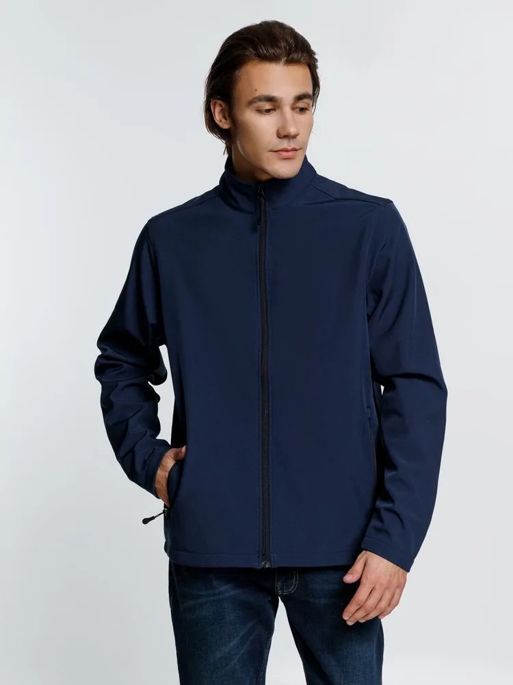 Куртка софтшелл мужская Race Men темно-синяя, размер 3XL фото 6
