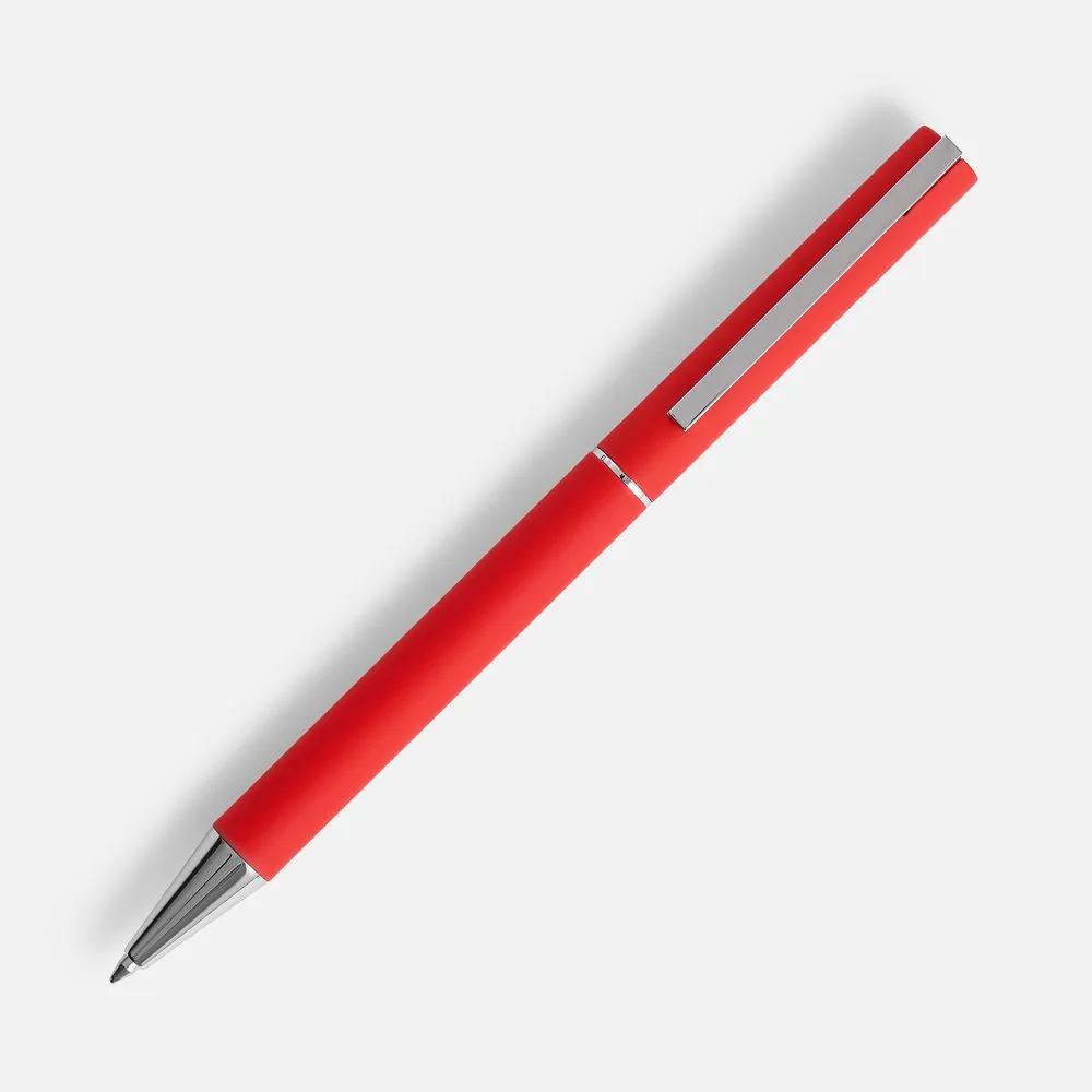 Ручка шариковая Blade Soft Touch, красная фото 3