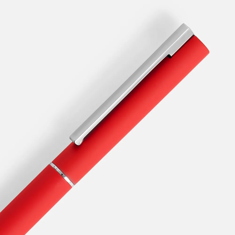 Ручка шариковая Blade Soft Touch, красная фото 4