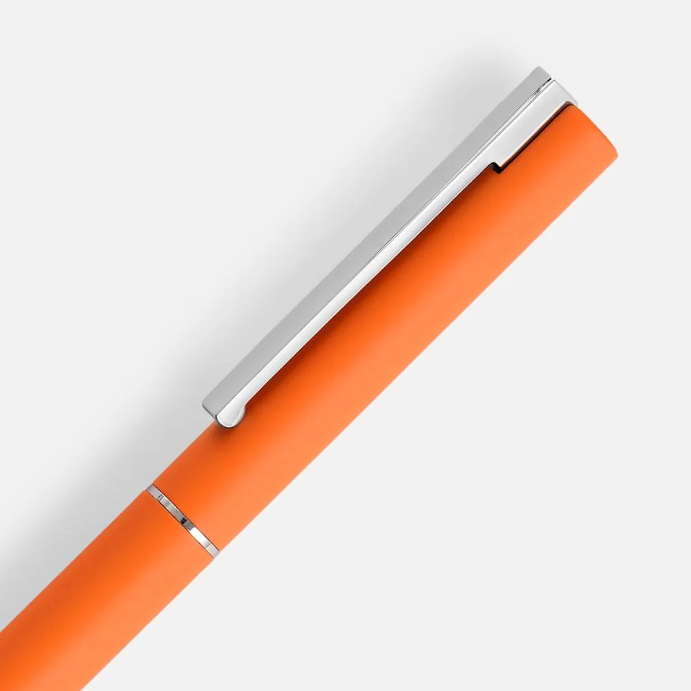 Ручка шариковая Blade Soft Touch, оранжевая фото 4