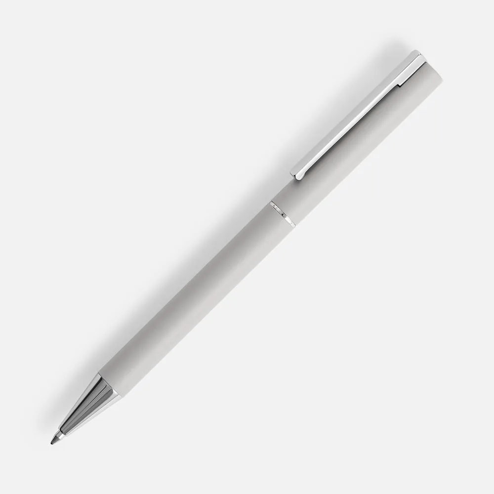 Ручка шариковая Blade Soft Touch, серая фото 3
