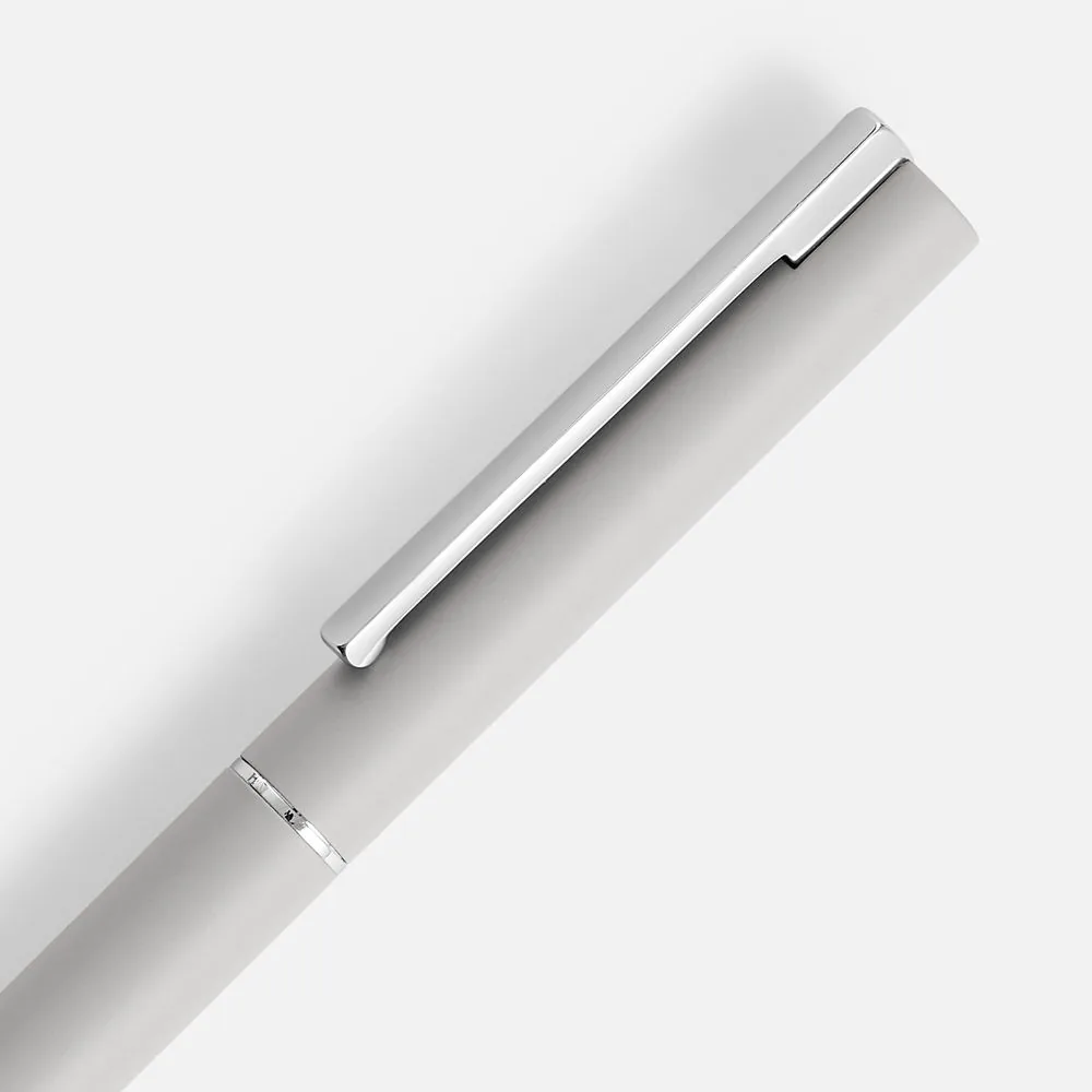 Ручка шариковая Blade Soft Touch, серая фото 4