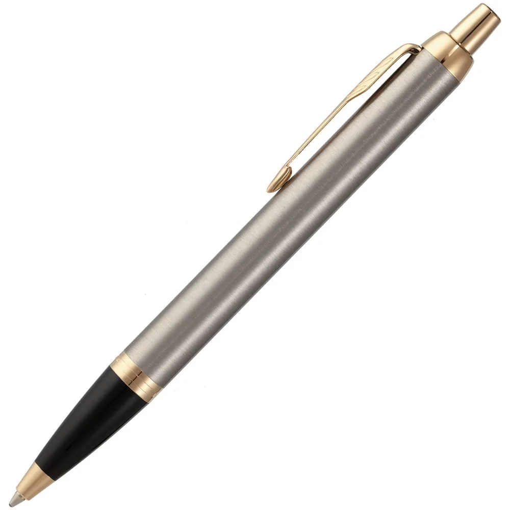 Ручка шариковая Parker IM Core K321 Brushed Metal GT M фото 3
