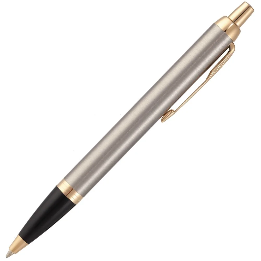 Ручка шариковая Parker IM Core K321 Brushed Metal GT M фото 4
