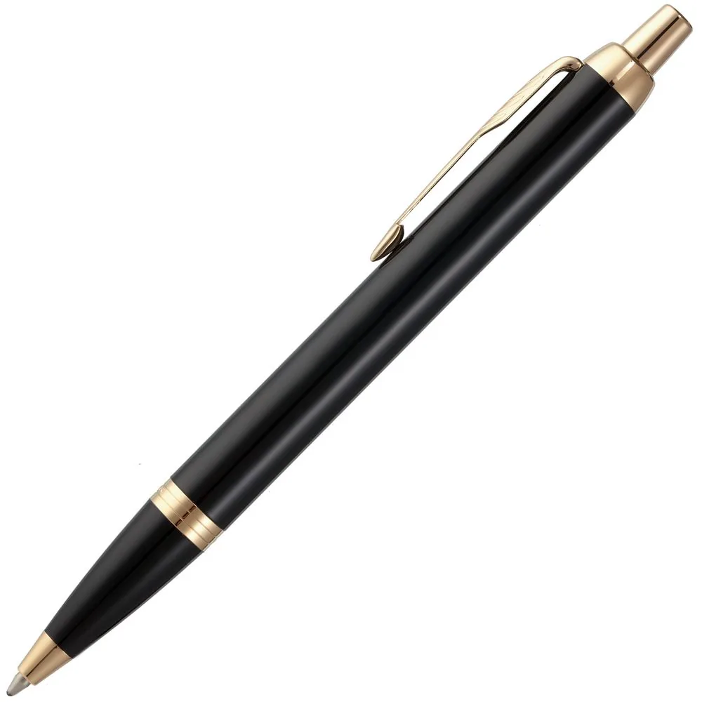 Ручка шариковая Parker IM Core Black GT, черная фото 3