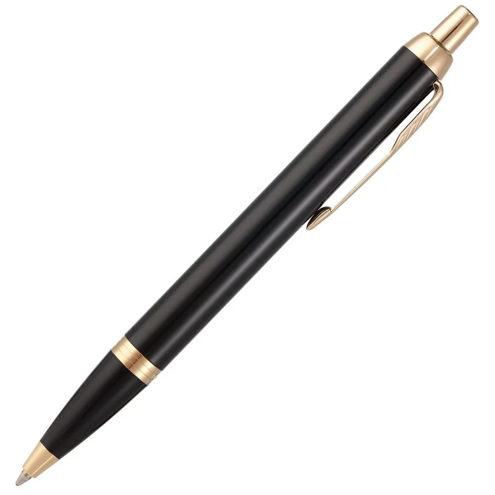 Ручка шариковая Parker IM Core Black GT, черная фото 4