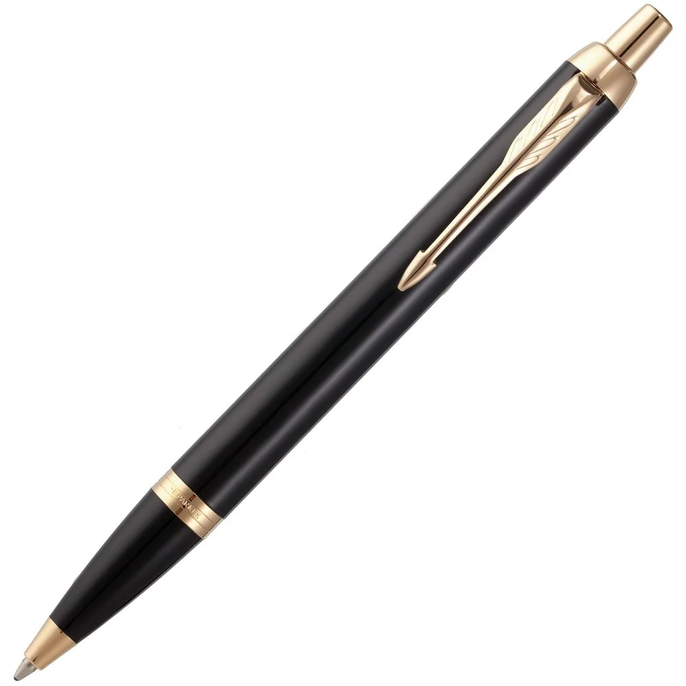 Ручка шариковая Parker IM Core Black GT, черная фото 5