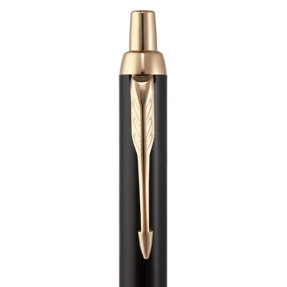 Ручка шариковая Parker IM Core Black GT, черная фото 6