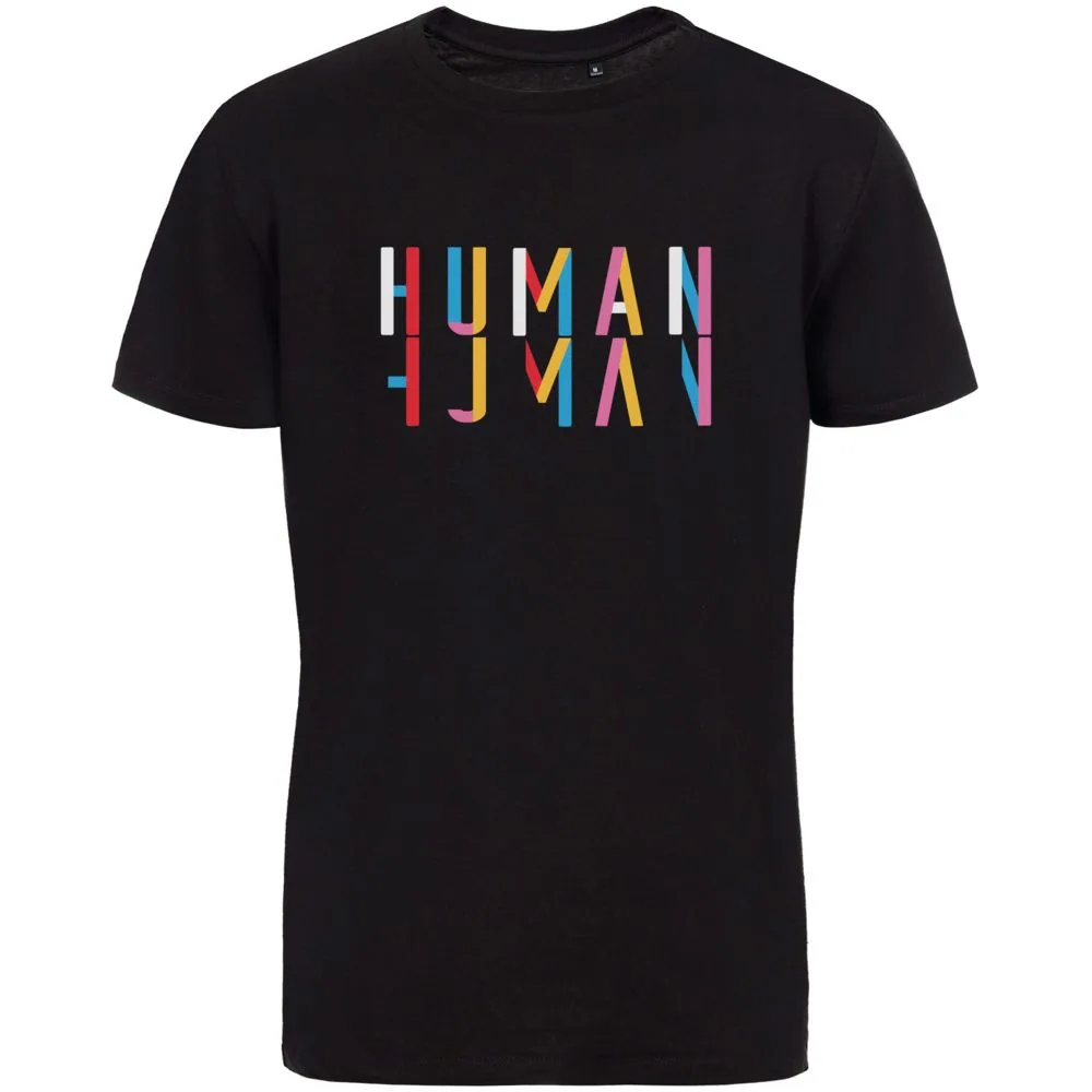 Футболка Human, черная, размер S фото 3