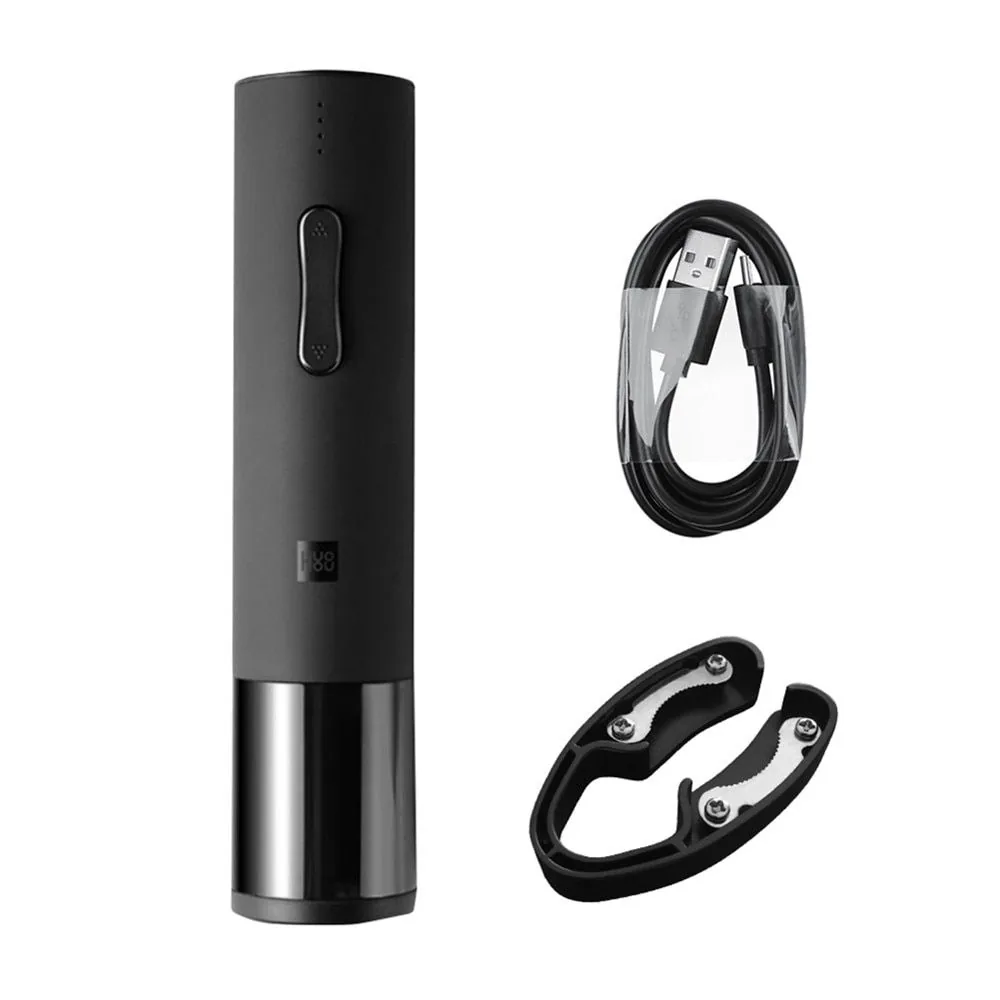 Электрический штопор HuoHou Electric Wine Bottle Opener, черный фото 4