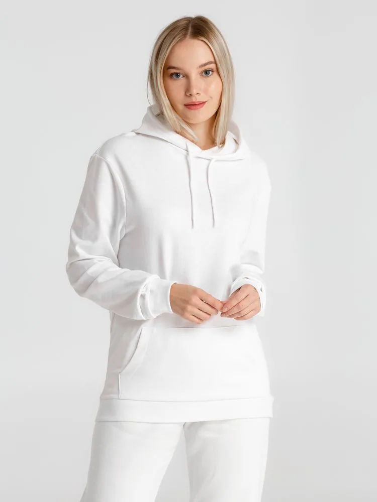 Толстовка с капюшоном унисекс Hoodie, белая, размер XXL фото 11